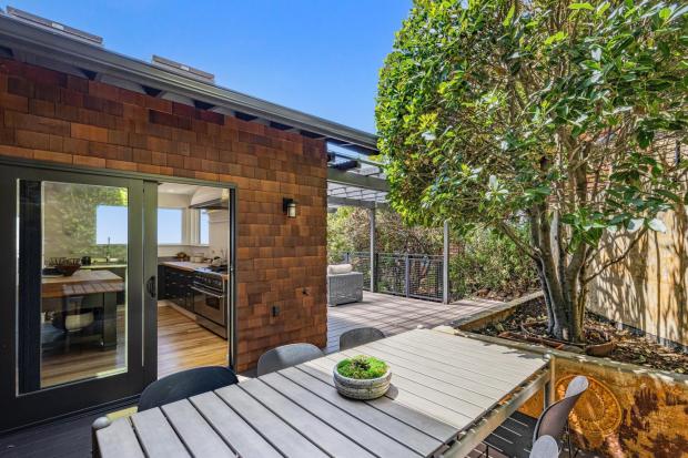 Patio off kitchen.