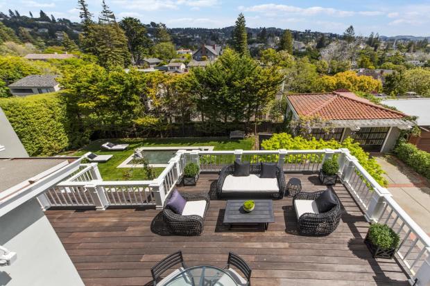 Overview of back patio.