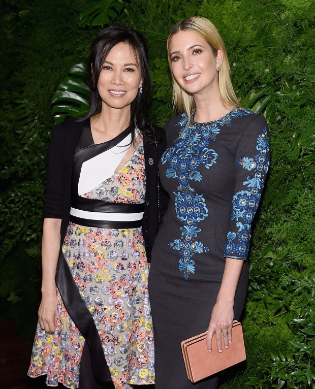 NEW YORK, NY - MARCH 23: Wendi Murdoch and Ivanka Trump attend the Women's Brain Health Initiative Launch at Urban Zen on March 23, 2015 in New York City. (Photo by Jamie McCarthy/Getty Images)