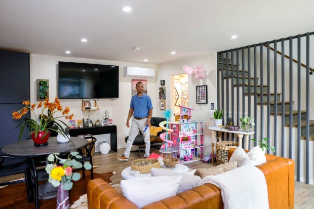 Casey Bradley shows one of the two ADUs built in the same lot where he lives in Berkeley, Calif., on Friday, May 24, 2023. (Ray Chavez/Bay Area News Group)