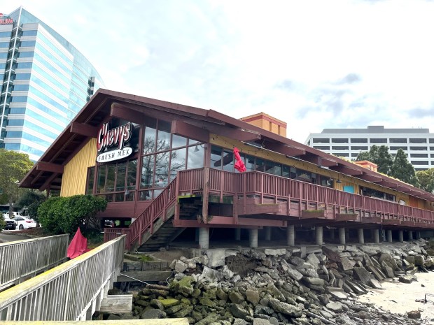 Perched on San Francisco Bay,  Emeryville's Chevys Fresh Mex served up fajitas alongside stunning water views for 25 years. (John Metcalfe/Bay Area News Group)