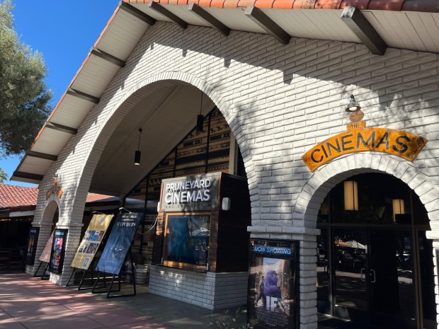 Pruneyard Cinemas, entry area, located at 1875 South Bascom Avenue in Campbell, seen on June 5, 2024.(George Avalos/Bay Area News Group)