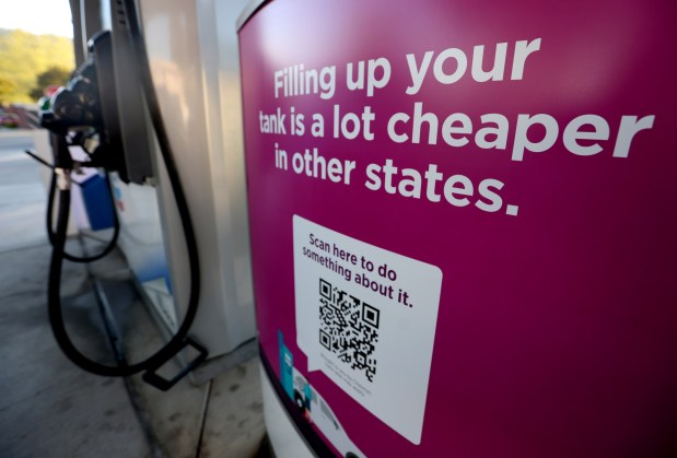 A Chevron gas station where prices are over $6 per gallon in Danville, Calif., on Wednesday, April 17, 2024. (Jane Tyska/Bay Area News Group)