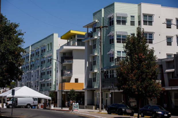 SAN JOSE, CA - AUGUST 23: An exterior view of Second Street Studios, a supportive housing development, on Aug. 23, 2019, in San Jose, Calif. (Dai Sugano/Bay Area News Group)