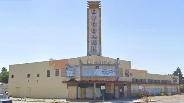 Burbank Theater at 552 South Bascom Avenue in San Jose.April 2023 image capture. (Google Maps)