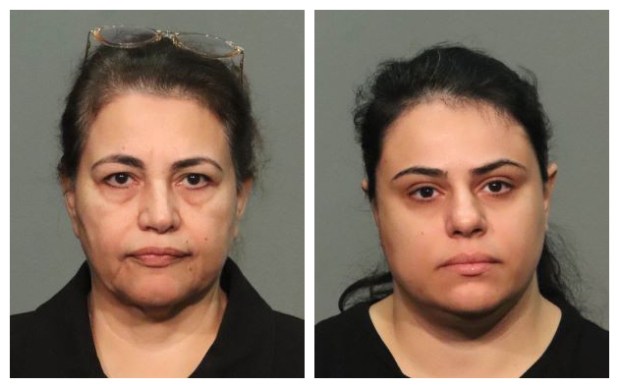 Shahin Gheblehshenas, 64, left, and daughter Nina Fathizadeh, 41, right, owners of an Almaden-area daycare where two children drowned in a pool, have been charged with three counts of felony child endangerment. (San Jose Police Department)